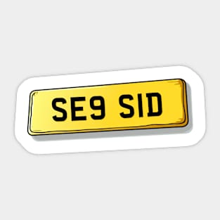 SE9 SID Sidcup Sticker